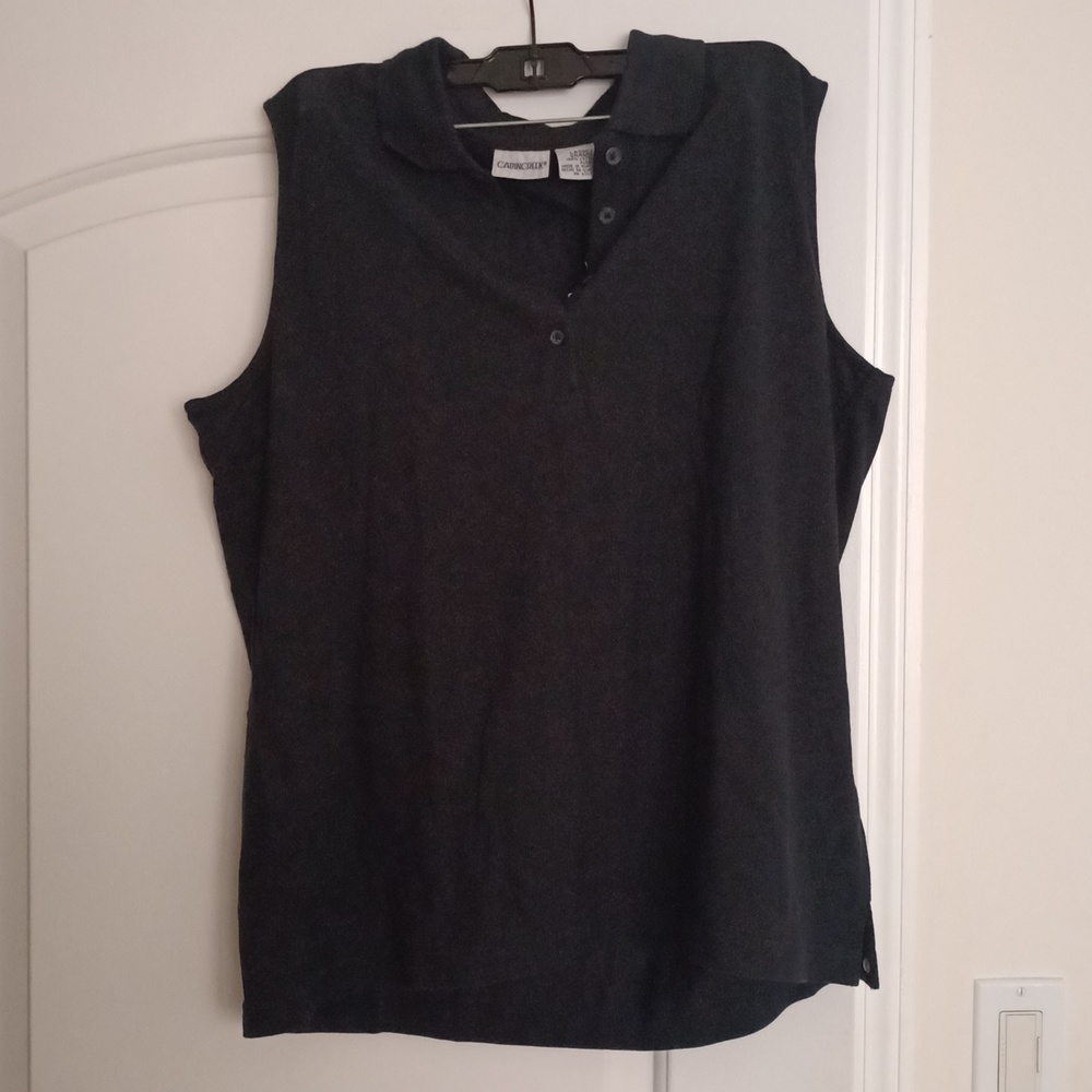Cabincreek Women Tank Top Size L Black